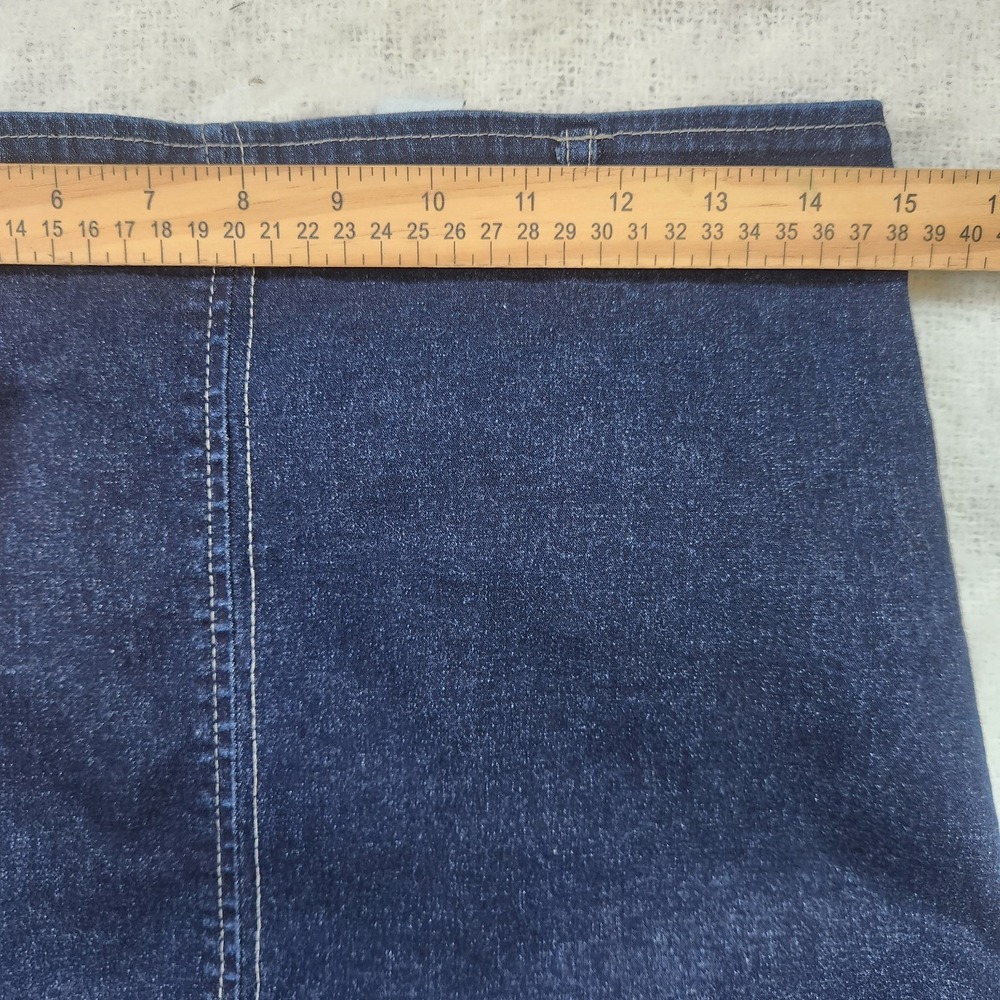 Vintage Y2K Denim Skirt‎ Ruffle Hem Stretch Cello Jeans Womens Juniors - Picture 6 of 7